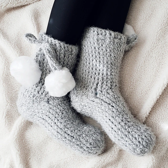 Elissa's Fuzzy Socks