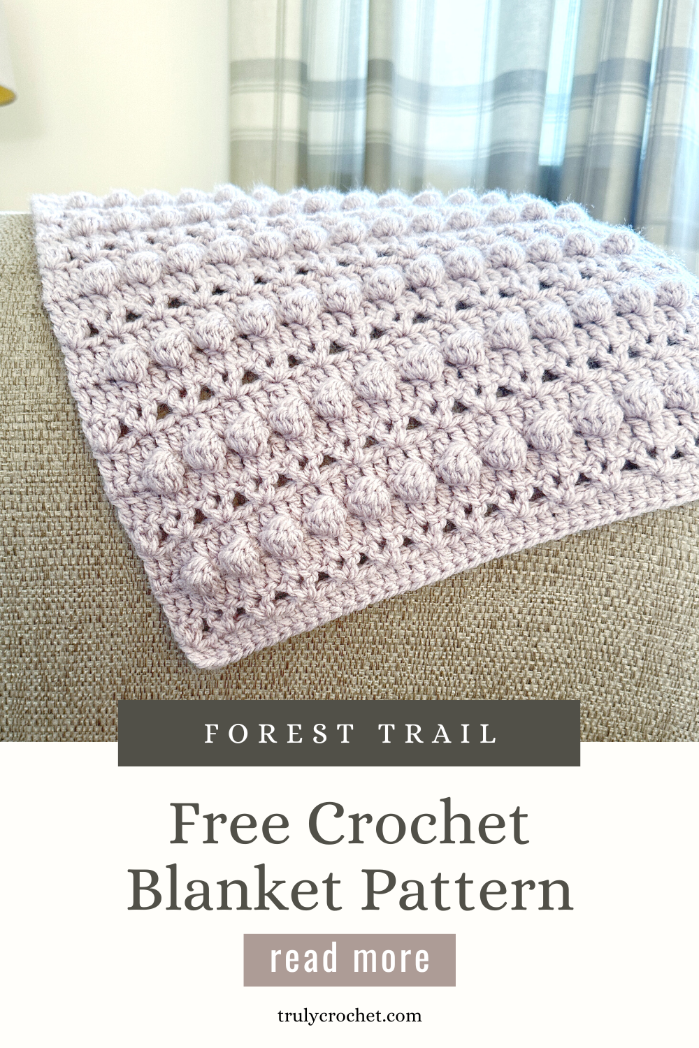Forest Trail Blanket - Free Crochet Pattern