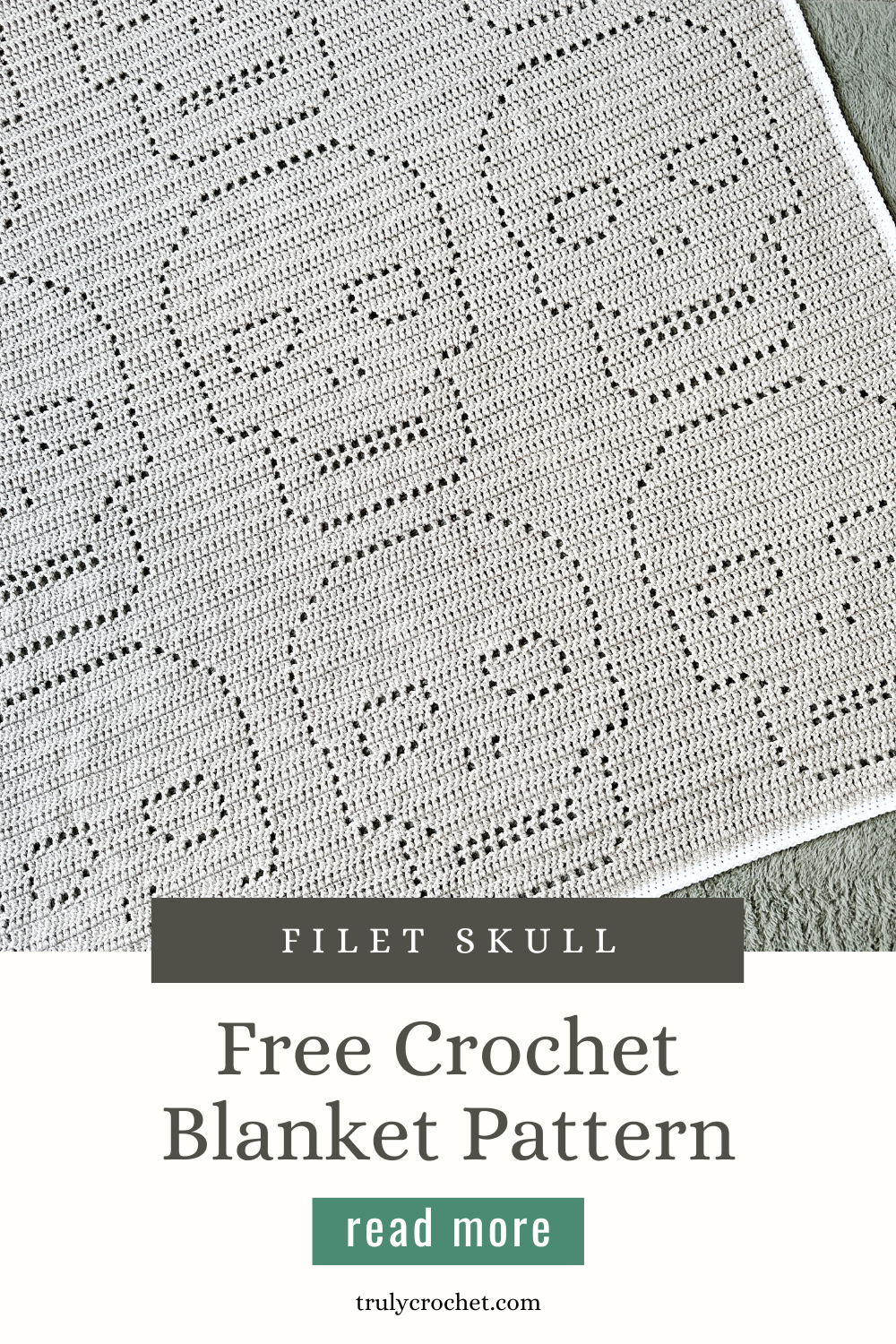 Skull Blanket - Free Crochet Pattern