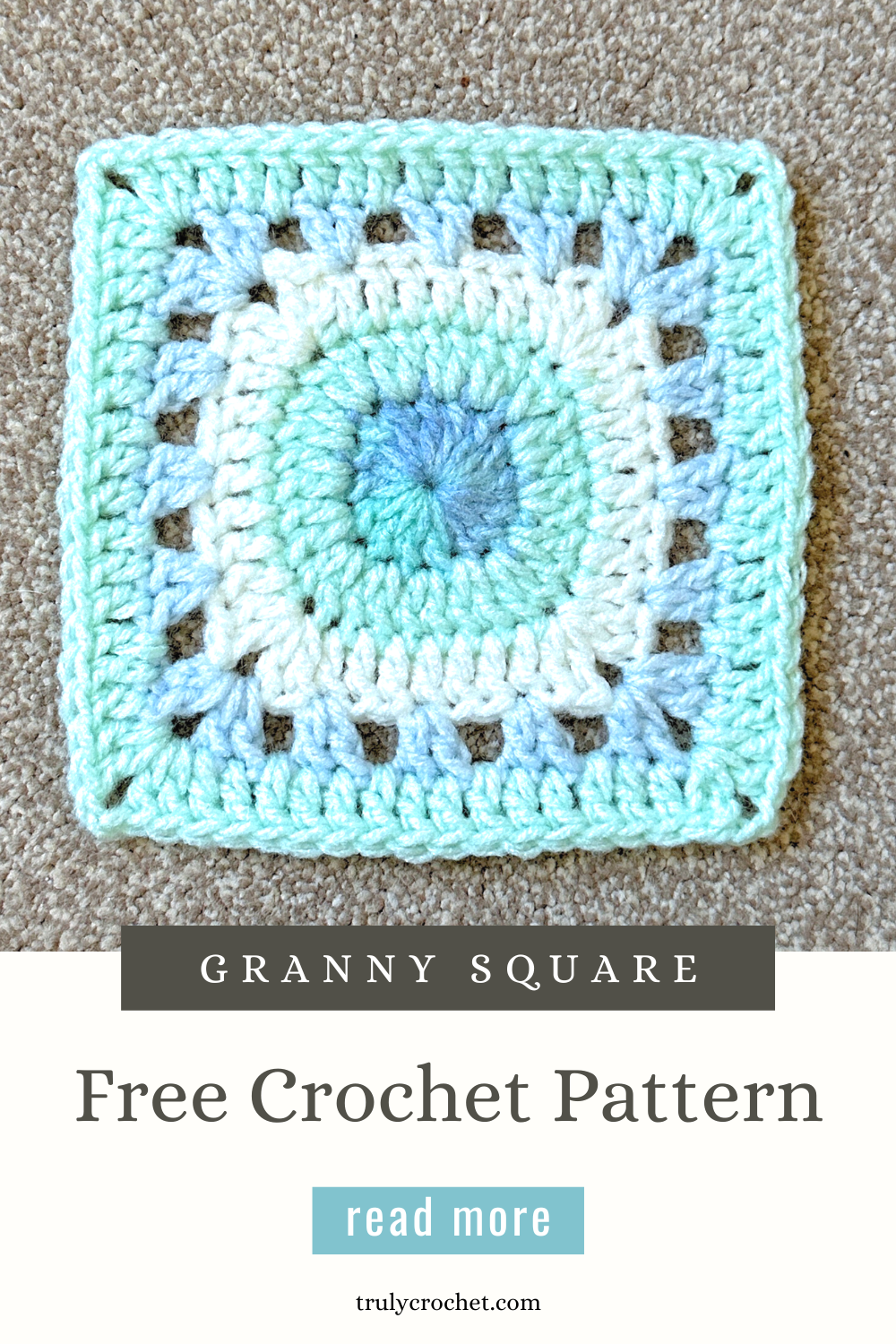 Blooming Granny Square - Free Crochet Pattern
