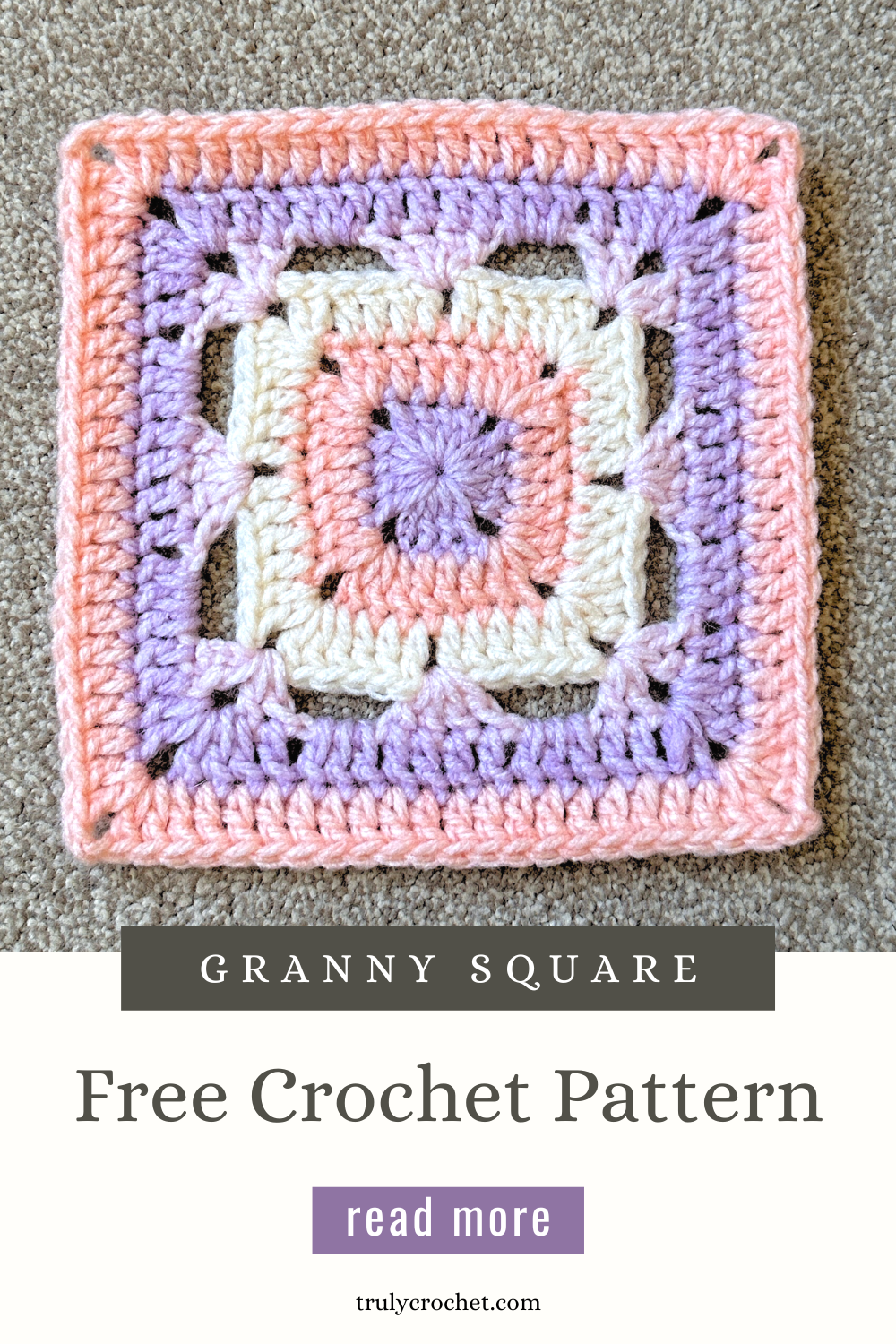 Shift Granny Square - Free Crochet Pattern