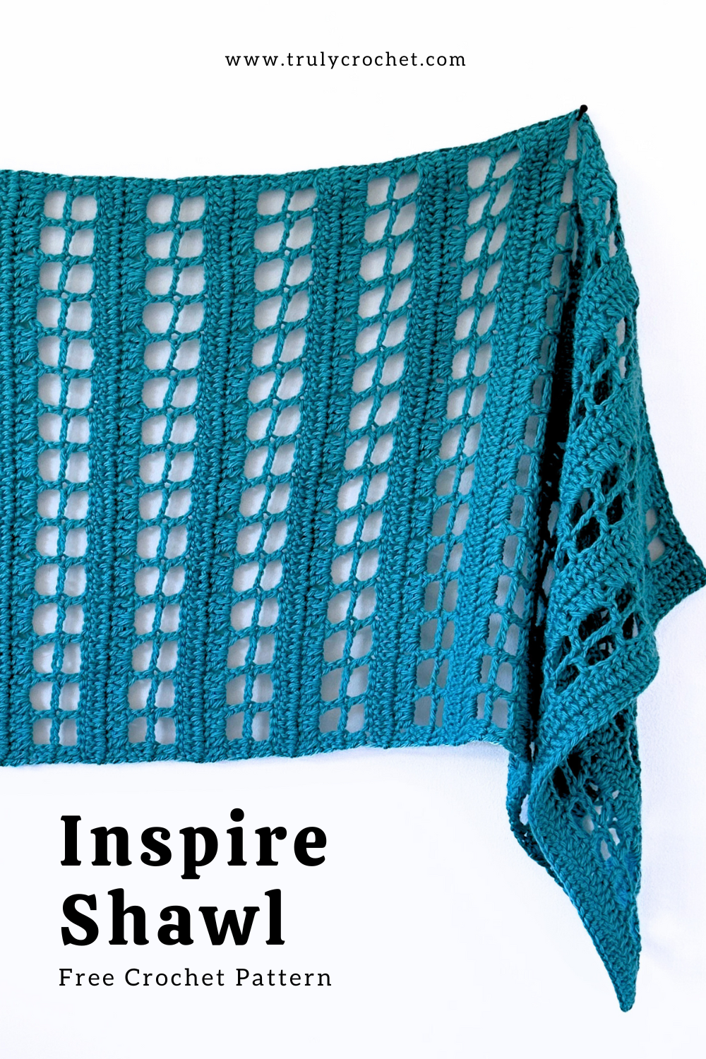 Inspire shawl - Free crochet pattern