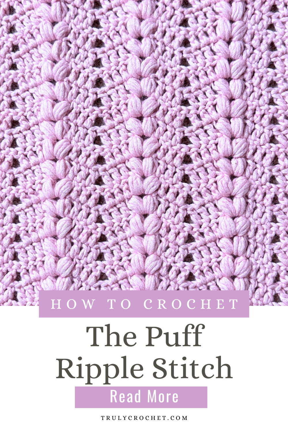 The Puff Ripple Stitch