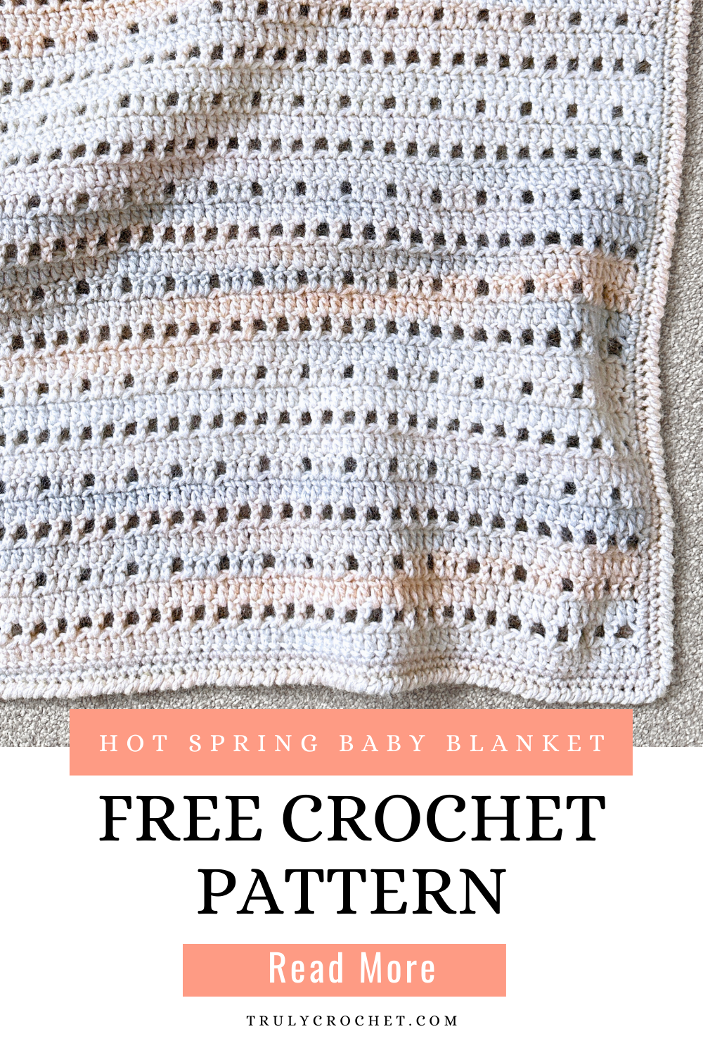 Hot Spring Baby Blanket - Free Crochet Pattern