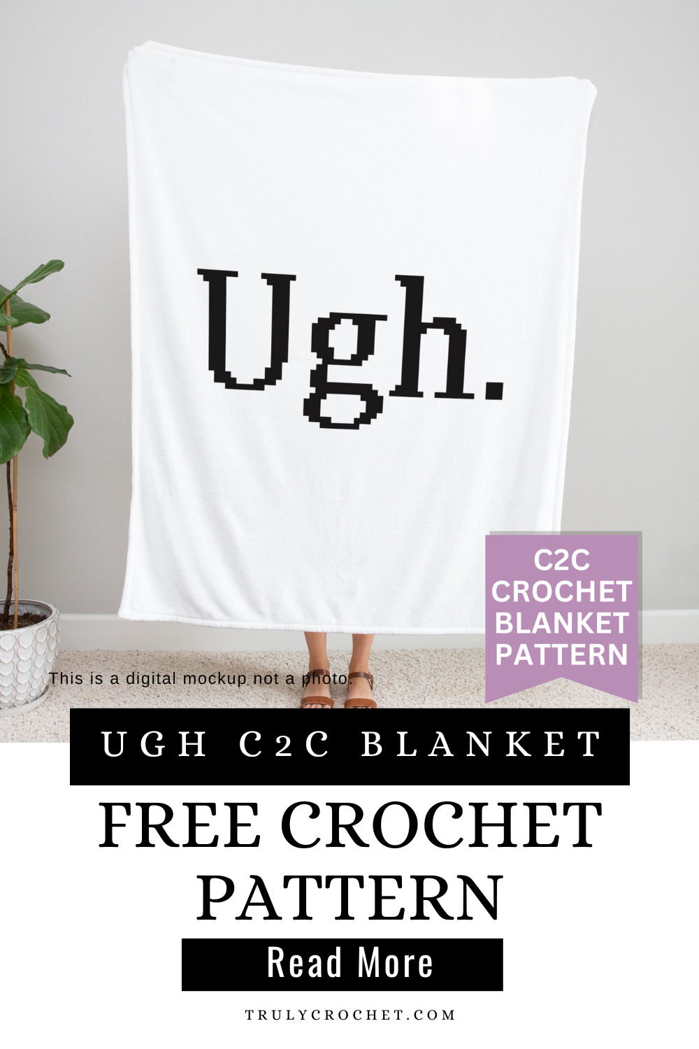 Ugh C2C Blanket - Free Crochet Pattern