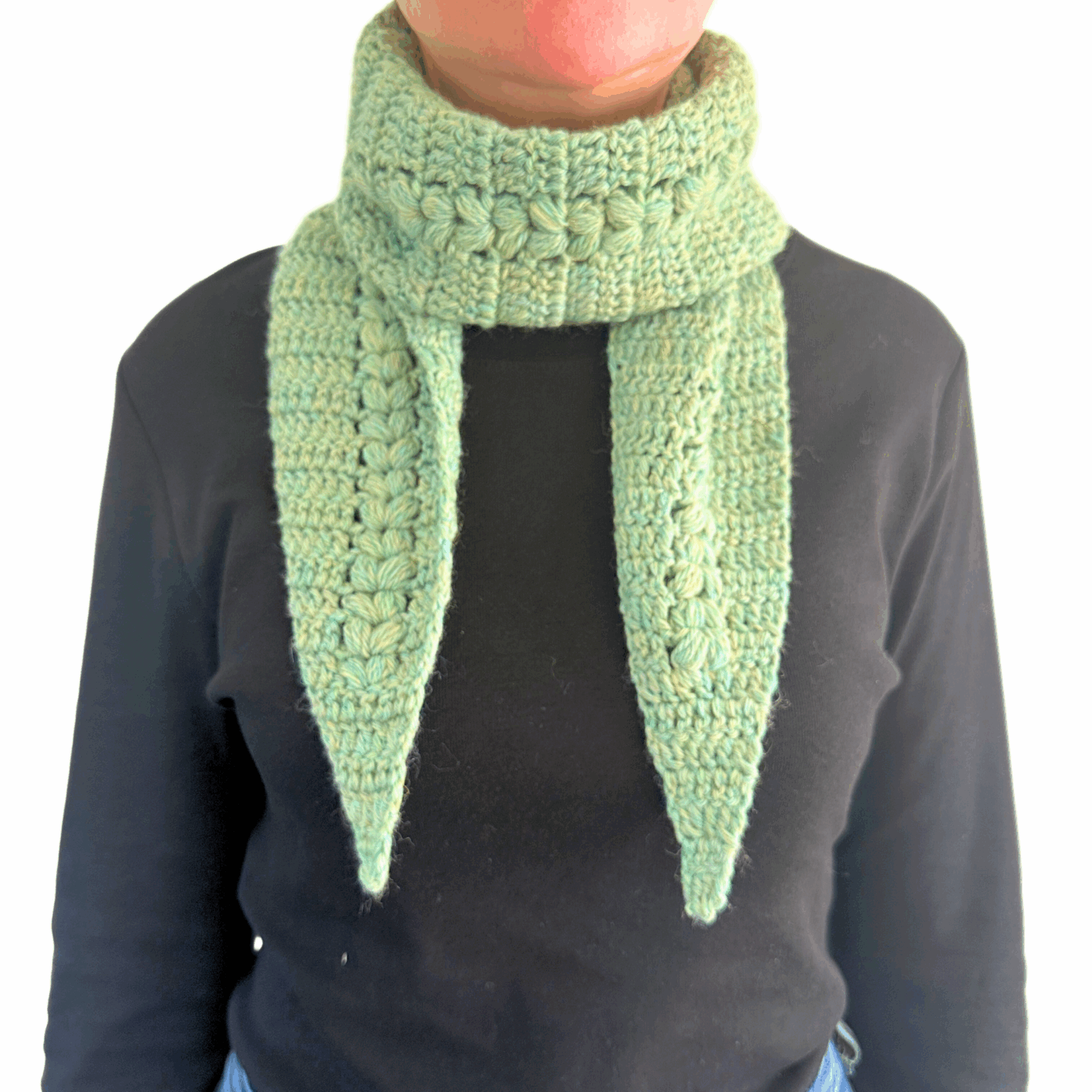 Puffline Scarf - Free Crochet Pattern