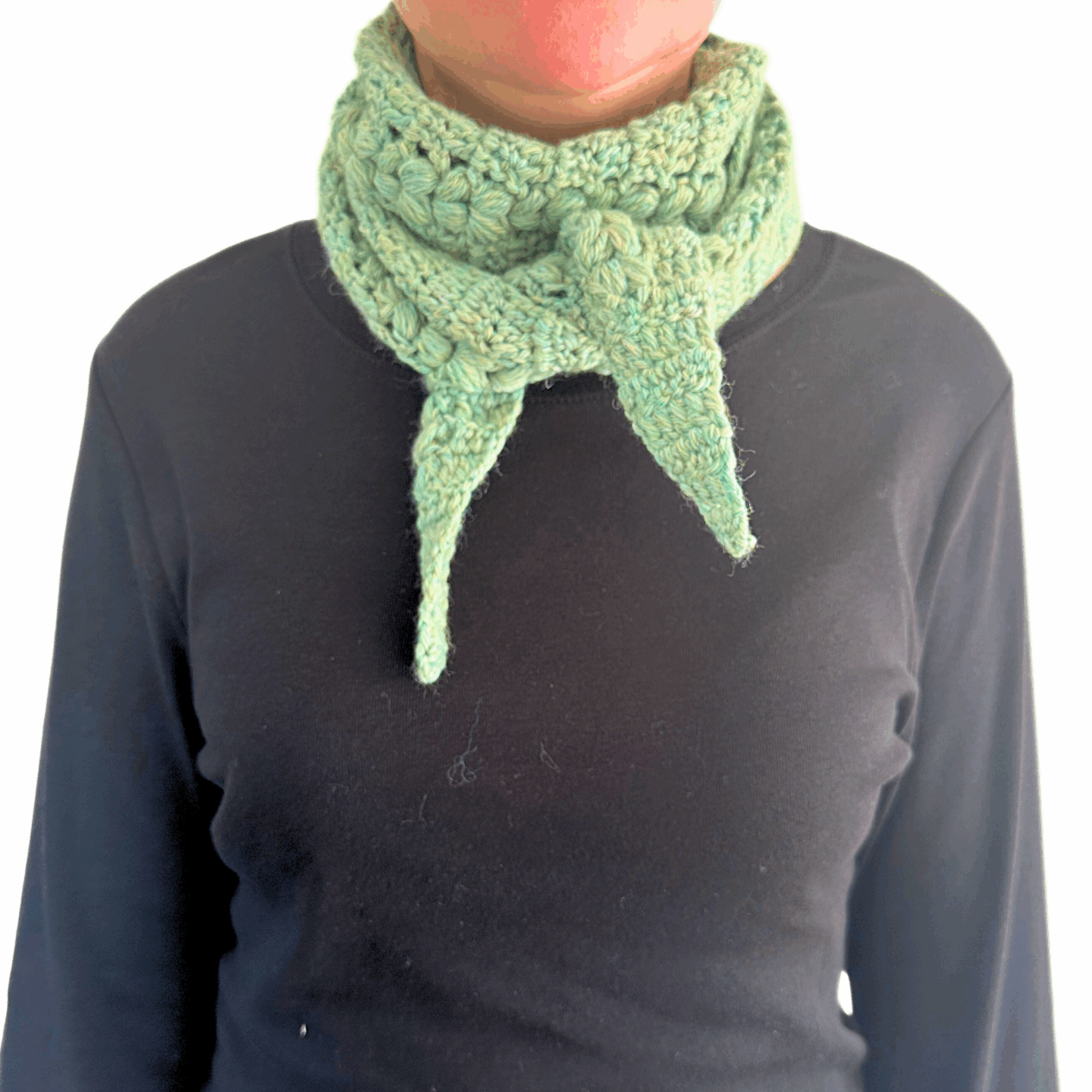 Puffline Scarf - Free Crochet Pattern