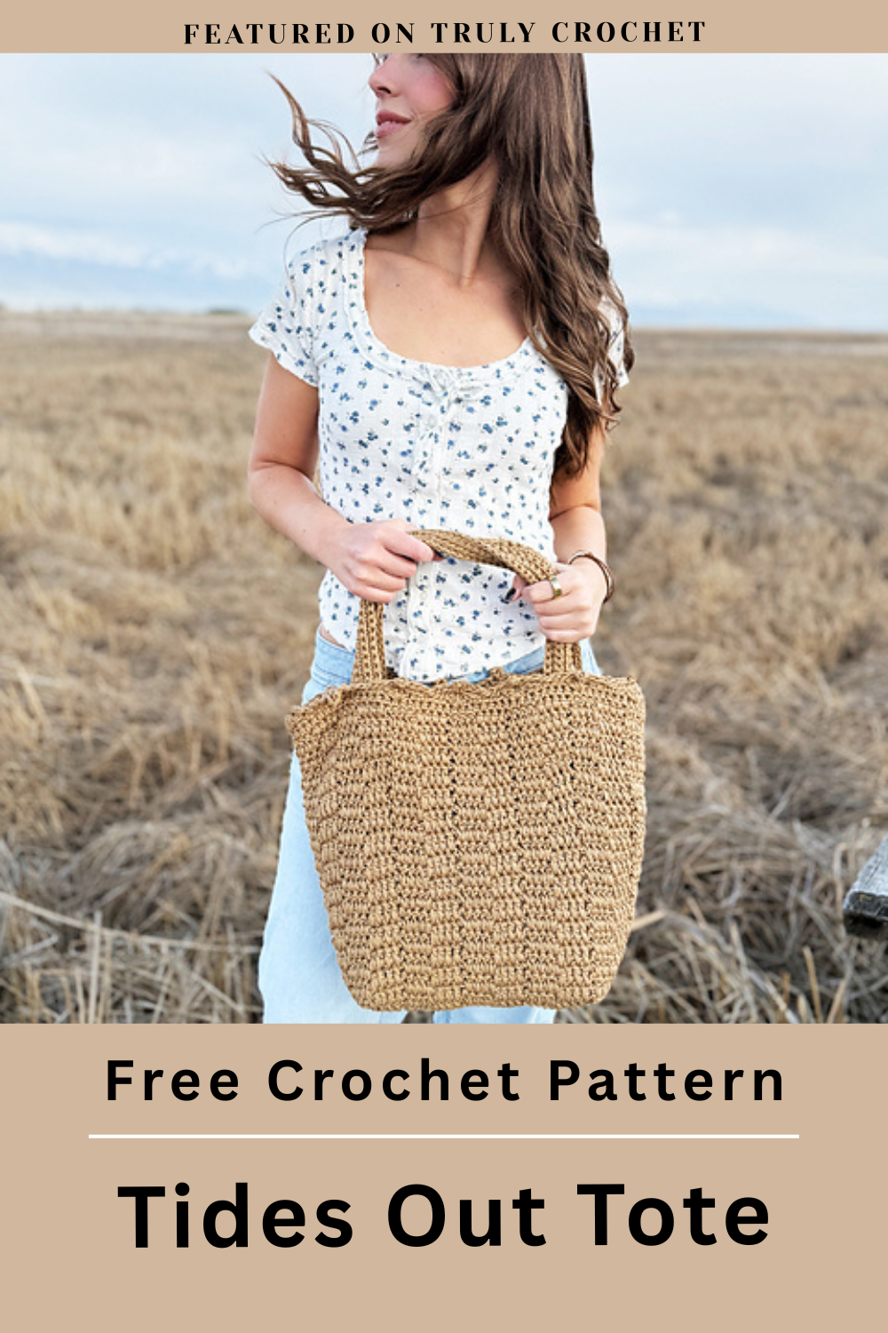 Tides Out Tote - Free Crochet Pattern