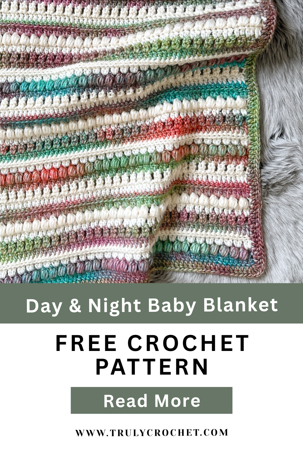 Day And Night Baby Blanket - Free Crochet Pattern