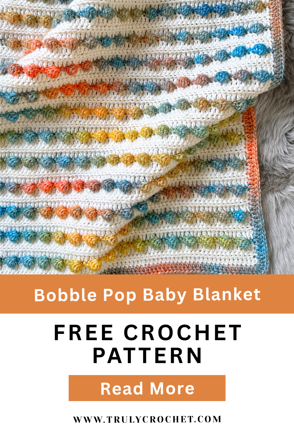 Bobble Pop Baby Blanket - Free Crochet Pattern