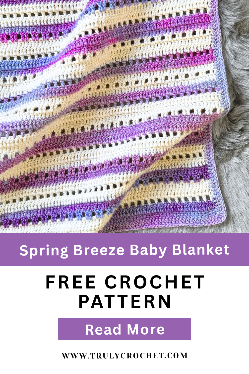 Spring Breeze Baby Blanket - Free Crochet Pattern