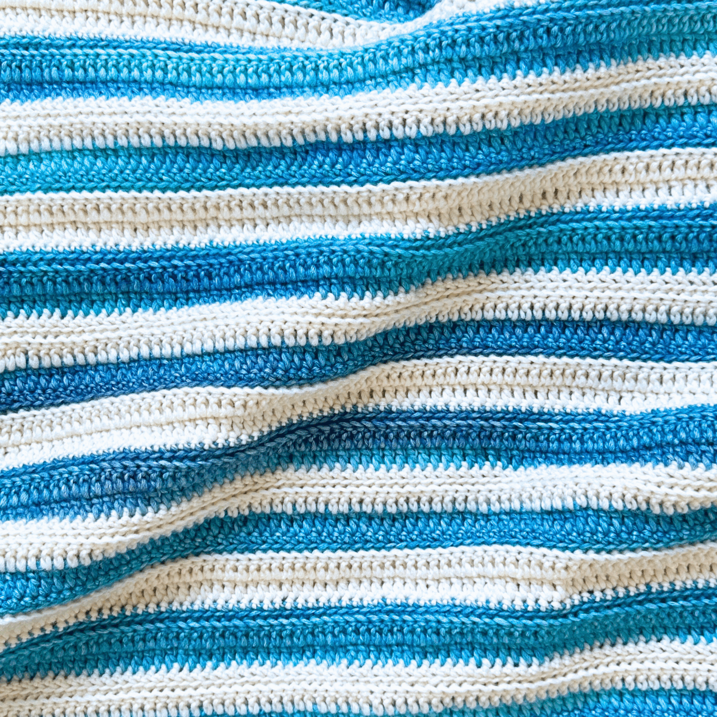 Layered Lines Baby Blanket - Free Crochet Pattern
