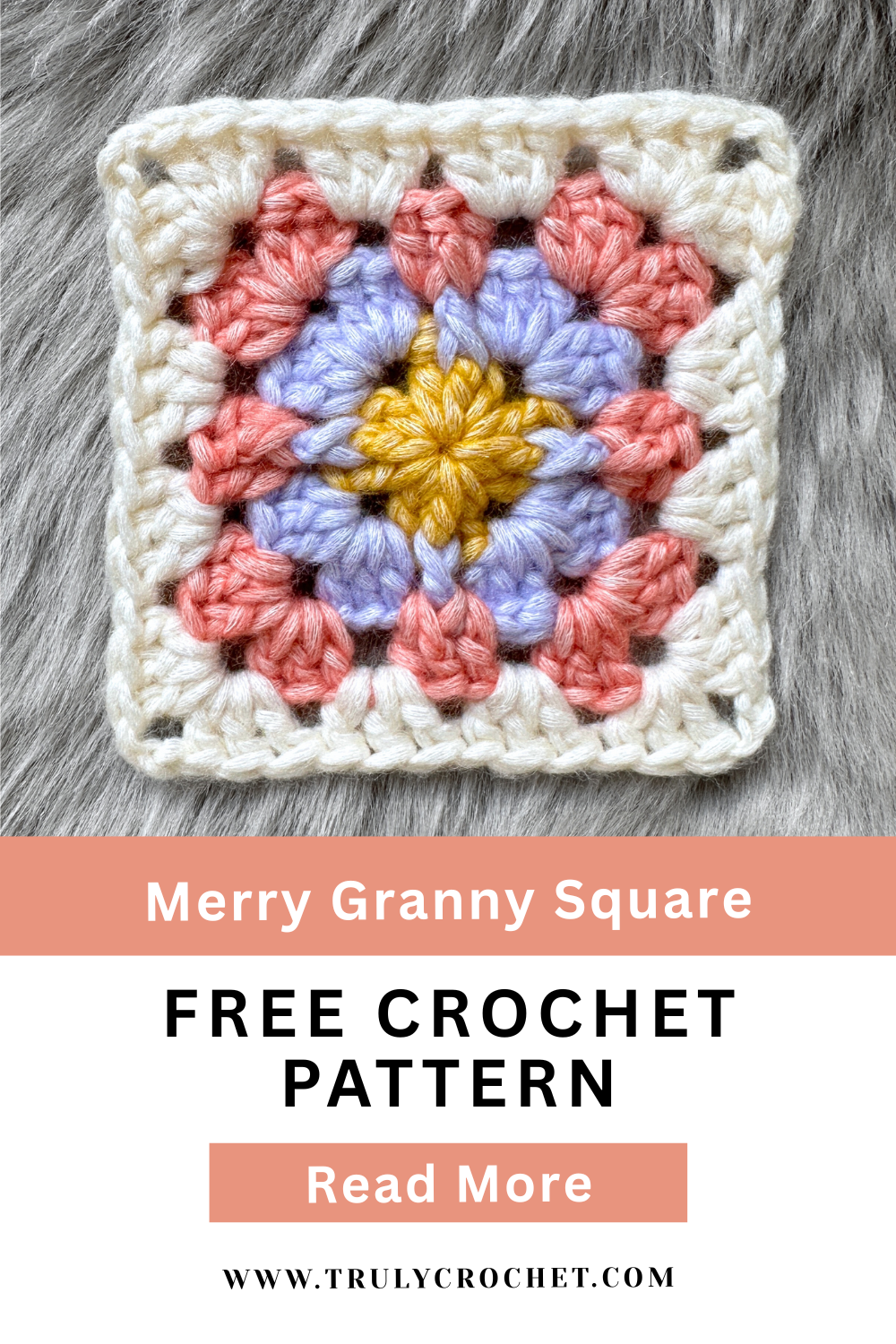 Merry Granny Square - Free Crochet Pattern